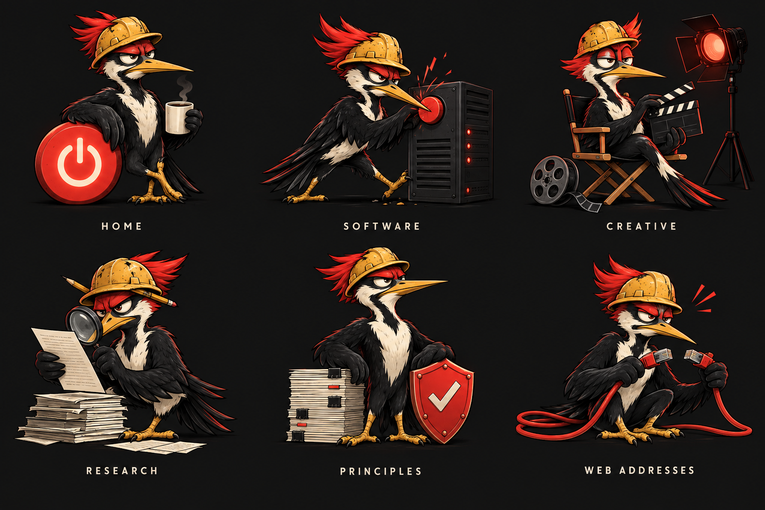 CypherGlitch woodpecker: Software edition